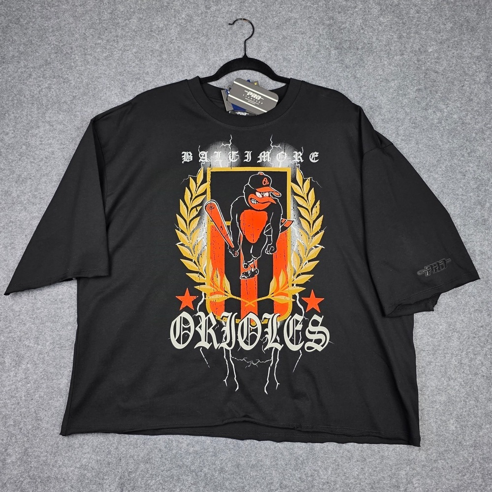 Pro Standard MLB Baltimore Orioles Luxury Collection‎ Crest T-Shirt XL Black Tee